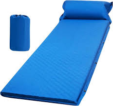 PHATRIP Självuppblåsbar Campingmadrass 200x65x5 cm med Kudde