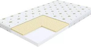 Madrass 80x190 cm för barn - Latex & Bambu