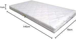 KiNDERWELT Baby Komfortskummadrass 70x140 cm