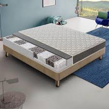 Dubbel Madrass 180x200 cm med Minnesskum - 9 Ortopediska Zoner