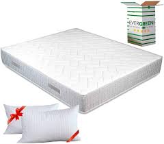 EVERGREENWEB Ortopedisk Madrass 160x200 cm med Minnesskumkuddar