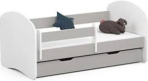 ADGO Smile Barnsäng Set 140x70 cm med Madrass och Förvaring