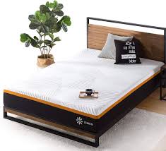 Zinus Kylande Kopparmadrass 80x190 cm – 25 cm Höjd – Minnesskum & Fjädrar